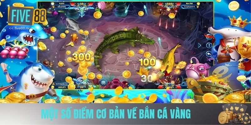 Một số điểm cơ bản về bắn cá vàng