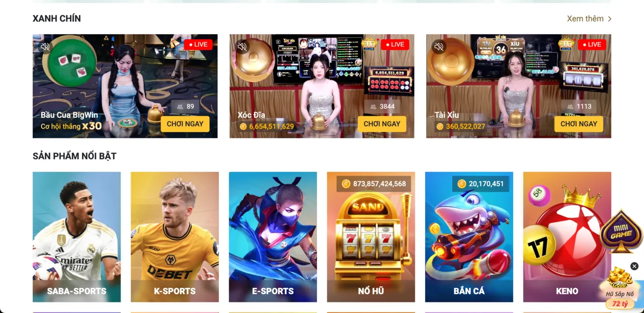 giao diện bắt mắt thân thiện dễ thao tác